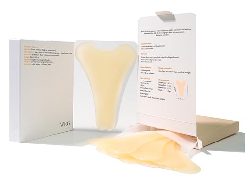 Image of WRG 5 Pack Seamless Silicone Modesty Panty Inserts, Anti-Outline Underwear Guards, Concealer Covers, Protective Pads