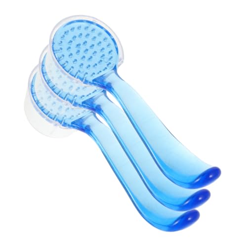 OATIPHO 3pcs Gentle Exfoliating Face Brush Soft Bristle Cleansing Tool for Deep Pore Cleaning for Skincare Routine at Home Travel Office Dust Removal and Facial Massage