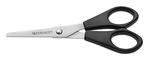 Preisvergleich Produktbild Westcott E-31150 00 Schere Büro, rostfrei, symmetrisch, 13 cm / 5 Zoll, schwarz