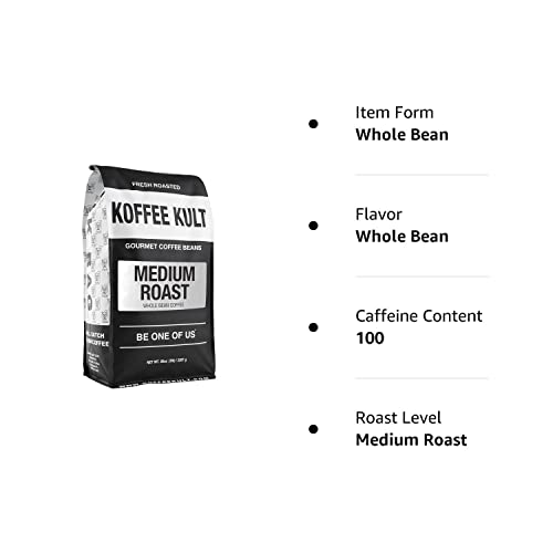 Koffee Kult Koffee Kult Medium Roast Smooth And Flavorful Medium Roast Whole Coffee Beans- Perfect For A Relaxing Cup Anytime (Medium Roast, 80 Ounces) #TOP6