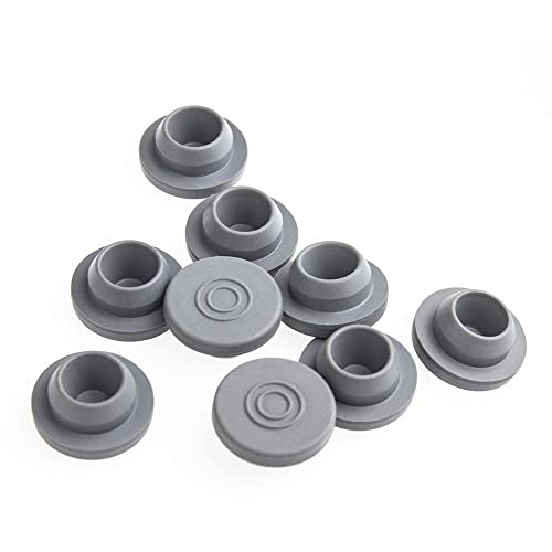 Tappi In Gomma Con Inserti Conici Flangiati - Per Fori ID 20-21mm, Confezione Da 10, Riutilizzabili - Foto 2