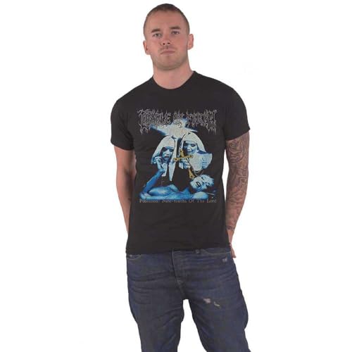 Cradle of Filth Decadence t-shirt vêtement de musique alternative en coton noir
