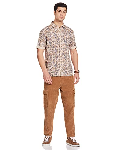 Image of Marks & Spencer Mens Solid Polyester Blend Collared Neck Regular Fit Easy Iron Shirt (Pack of 2)