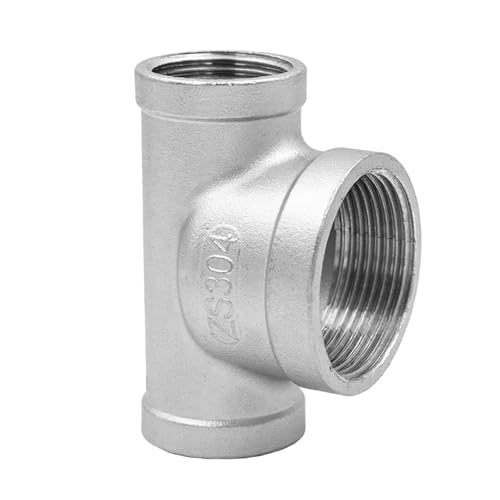 Raccordement conduite eau avec té femelle diamètre variable inox 304 G1