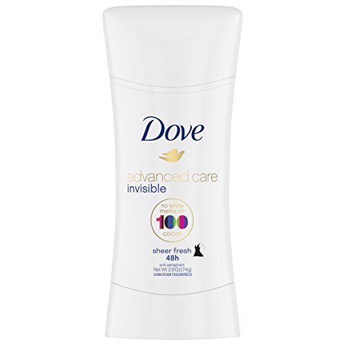 Dove Advanced Care Deodorant Solid Sticks Sheer Fresh 2.6 oz (Pack of 2)