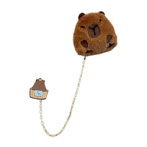 Capybara Brooch Alloy Animal Badges Cartoon Brooch Couple Pin Capybara Pin Lapel AccessoriesJbvs