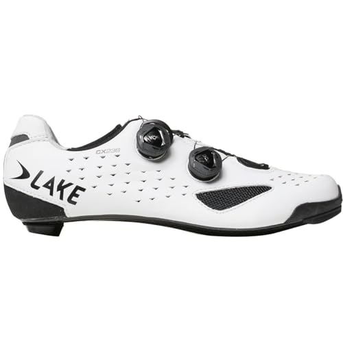 Lake CX238 White regular-40, Mocassino Unisex-Adulto, 40 EU