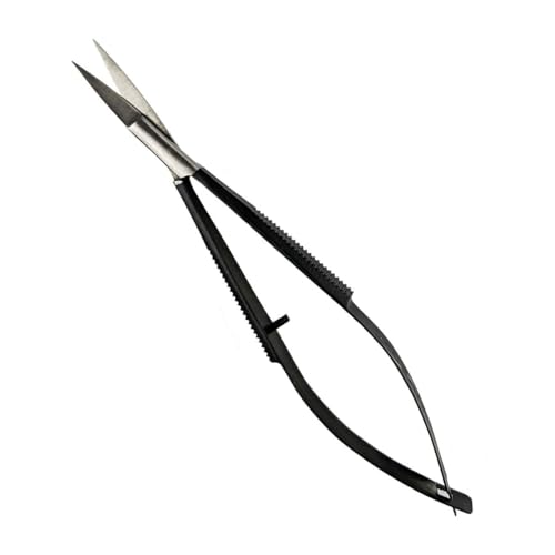 Joey Healy Precision Brow Scissor, Precision Brow Shaping Scissors, Ergonomic Spring Grip, Stainless Steel and Ultra-Maneuvering Eyebrow Trimmers
