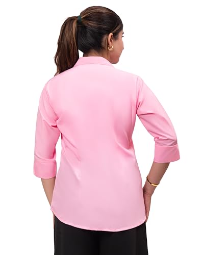 Image of ESTA Women 3 /4 Sleeve Stylish Western Official Formal Shirts Regular fit Shirts for Women