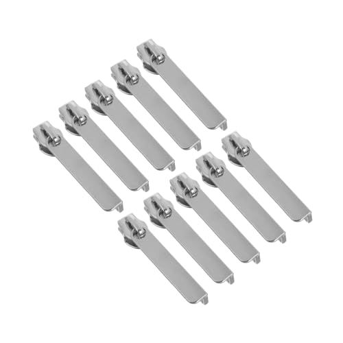 SOLUSTRE 10pcs Nylon Double-Layer Luggage Lock Hole Zipper Pulls Detachable Zipper Pulls for Backpacks Suitcases
