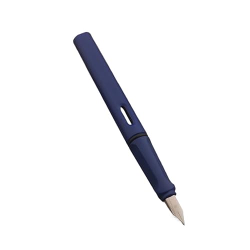 AEHON 1 stylo plume en plastique violet mat avec pointe EF/F givrée fluorescente verte pour papeterie, fournitures scolaires et de bureau (04, pointe F)