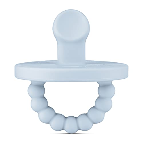 Image of Ryan & Rose Cutie PAT Pacifier Teether (Slant, Blue)