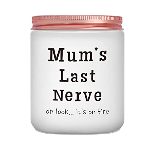 Mothers Day Gifts for Mum from Daughter Son, Funny Mum Candle, Mum Gift for Birthday Mother's Day Christmas, Presents for Mum Mummy Mother Step Mum