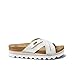 REEF Cushion Bloom Hi Womens Platform Fashion Sandal, Vegan Leather X Strap, Arch Support and Heel Cupping, Cloud, 9