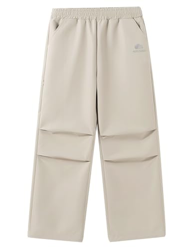 IOFLIGGA Kids Cargo Pants Waterproof Boys Hiking Outdoor Camping Pants