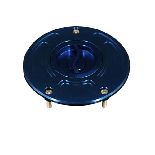 Bouchon de carburant moto bleu anti-fuite sans clé pour réservoir Kawasaki ZX-6R
