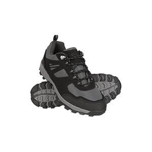 Mountain Warehouse McLeod Mens Shoes – Lightweight All Season, Durable Walking, Breathable Hiking, Mesh Lining Running – for Travelling, Camping