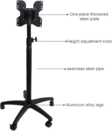 Soporte móvil ajustable para TV de 14-37 pulgadas miniatura 6