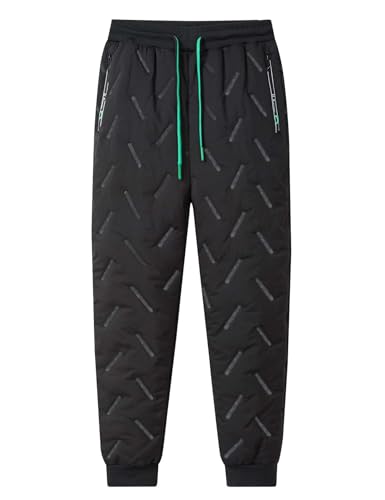 Boys Fleece Joggers Trousers Kids Casual Warm Sweatpants Windproof Elastic Waist Sports Pants