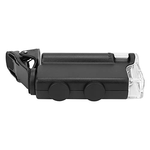 Image of Oumefar 60-100X Magnification Camera Portable Clip Microscope Magnifier Loupe LED Clip Loupe Microscope Mini Portable Clip Microscope Magnifier Loupe for Observing