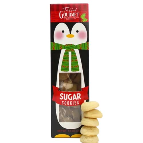 Holiday Sugar Cookies Gift Set, 2-Pack, Penguin Character Boxes, Gourmet