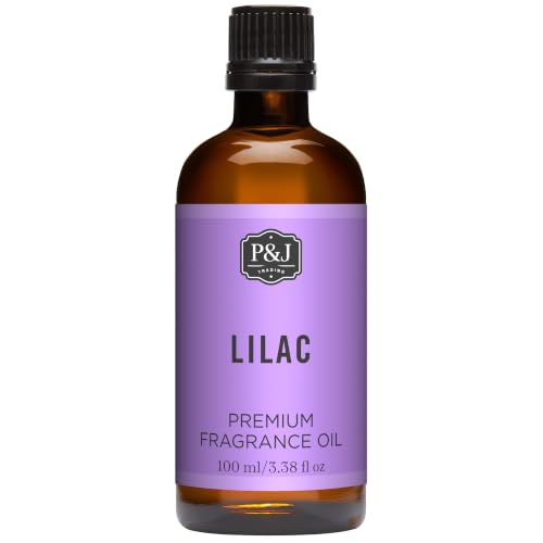 P&J Fragrance Oil - Lilac Oil 100ml - Candle Scents Soap Making Diffuser Oil Fresh Scents