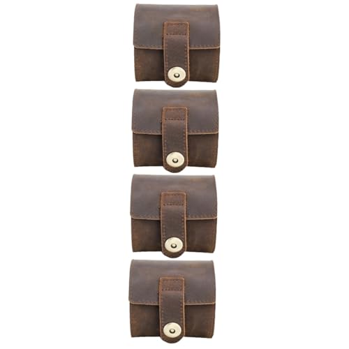 Organisateur de rangement de montre portable | Boîtier et sac de montre 4pcs