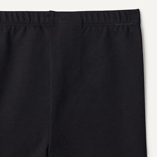 Image of Amazon Essentials Girls' Cotton Stretch Leggings, Multipacks