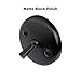 Matte Black Trip Lever Tub Trim Kit Set with Trip Lever Overflow Face Plate, No putty Gasket,Trip Lever Bathtub Drain with Strainer, Overflow and Matching Screws, No putty installation By Artiwell