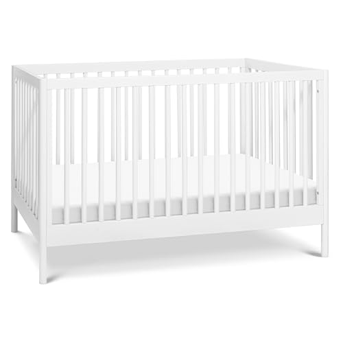 Davinci Birdie 3-in-1 Convertible Crib, GREENGUARD Certified, White - image 1