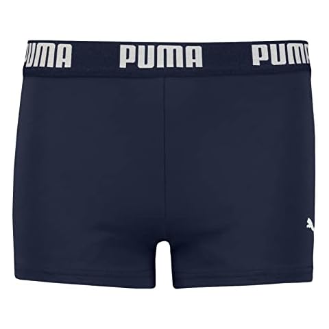 PUMA Ambitious Navy Swimming Trunks with SPF 50+ Cover