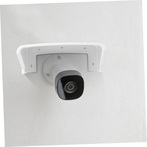 Protector para cámara exterior universal de plástico blanco resistente intemperie 6