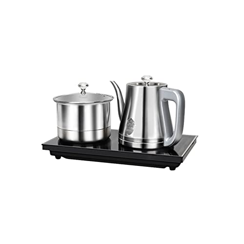 316 Stainless Steel Electric Kettle 3-Piece Set, 1350W Fast Boil Electric Kettle, Boil-Dry Protection, Office Tea Machines