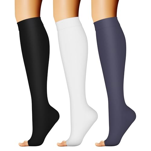 Image of Compression Socks (7 Pairs), 15-20 mmhg is BEST Graduated Athletic & Medical for Men & Women, Running, Flight, Travel, Nurses, Pregnant - Boost Performance, Blood Circulation