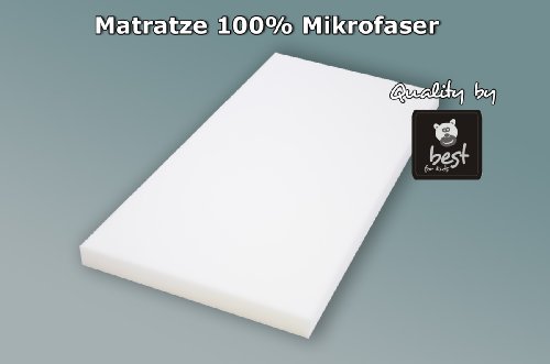 Best For Kids Cuna colchón colchón de Viaje Baby colchón Espuma colchón 70 x 140 cm Microfibra