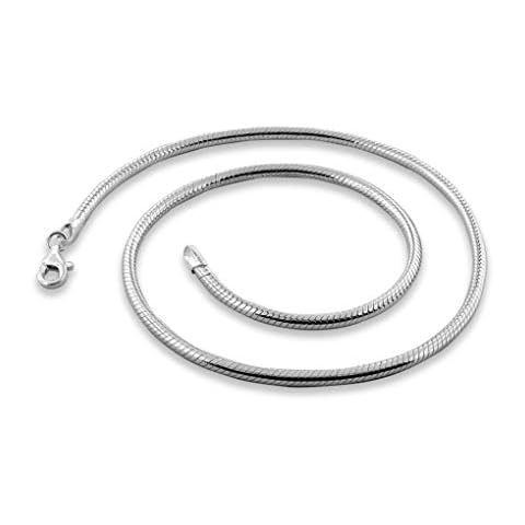 Treasure Bay 925 Sterling Silver Snake Chain Necklace Cover