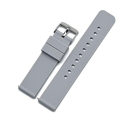 Bracelet de montre de sport 20mm 22mm étanche en silicone