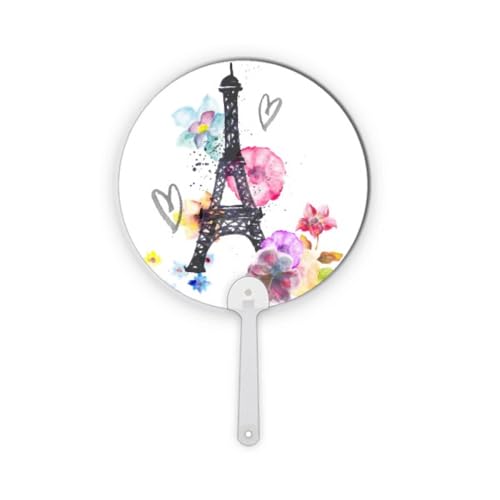 Éventail rond tour Eiffel pour décorer une table de fête - 2