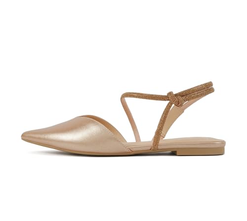 Image of Delicious Victoria ~ Women Pointed Toe Slingback Flat Bridal Dress Pumps