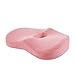 Poduszki do siedzenia Krzesła Wyposażenie Korektora Postawa Korektor Pad Solid Color Poduszka i Poduszka Obsługa Lędźwiowa dla krzesła biurowego (Color : Pink, Rozmiar : 1pcs)