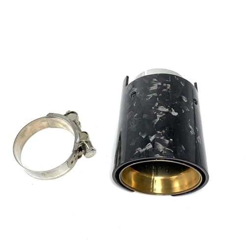 Escape de coche con salida de 105mm en acero dorado para chasis M240i