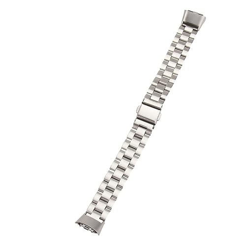 Stainless Steel Watch Band Replacement for Elegant Silver Wrist Strap Stylish Design Comfortable Fit for Daily Wear