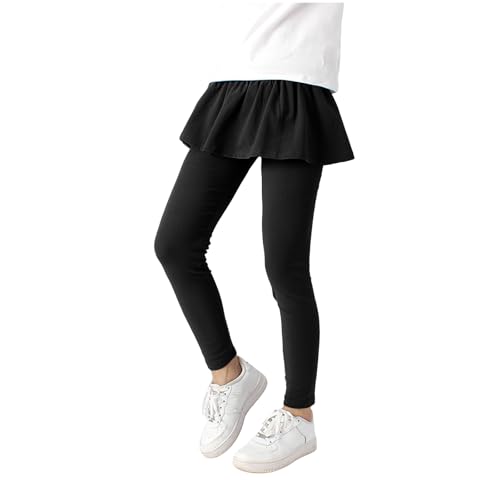 Girls Leggings with Ballet Skirt High Waisted Tennis Athletic Flowy Skirted Legging 2025