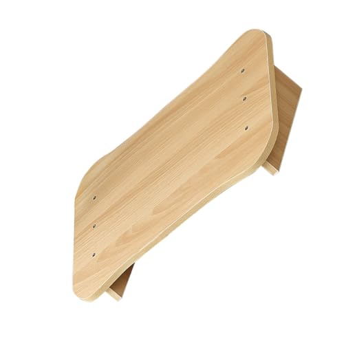 Artibetter Taburete Reposapiés de Madera Maciza Pequeño Clásico, Reposapiés de Oficina para Escritorio, Diseño Inclinado Ergonómico, Ligero y Portátil para Descanso y Apoyo Trabajo