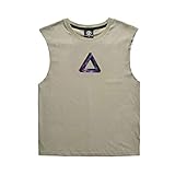 HHyyq Fashion Tank, Muscle Men's Vest Sleeveless Tank Top t-Shirt Bodybuilding Sports Fitness Suit Slim Fit Jacket, Coat for Wedding and Party Business Casual Regular Outwear(Grün,L)
