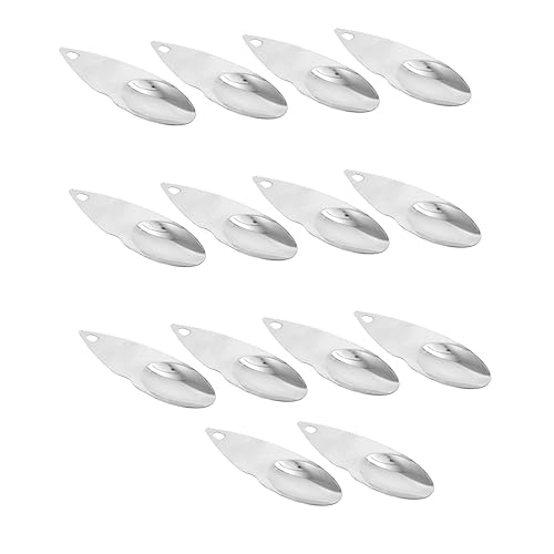OFFSCH 14Pcs Stainless Steel Kiwi Cutter Spoon Versatile Kitchen Tools for Easy Scooping and Slicing of Kiwi Avocado Watermelon More Comfortable Grip for Effortless Use