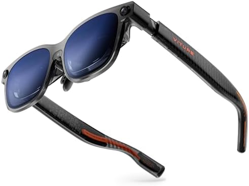 VITURE Luma Ultra XR Glasses, 152'' Ultra Sharp Display, Full 6Dof Support, AR Hand Gestures, 52° FOV, 1500 Nits, for iPhone 17/16/15, Android, Mac, PC, Switch&Switch 2, World's 1st Real-time 2D to 3D