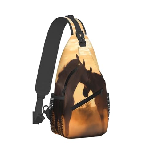 Morrales Deportiva Negro Cross Chest Bag miniatura 2