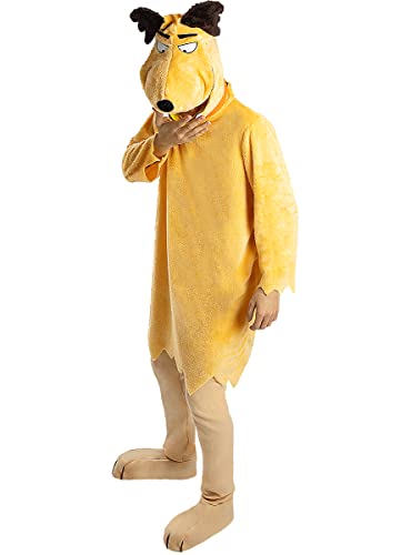 Funidelia | Déguisement Diabolo - Les Fous du volant pour homme ▶ Wacky Races - Déguisement pour Adultes et accessoires pour Halloween, carnaval et fêtes - Taille M-L - Jaune