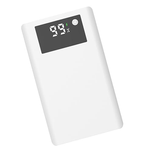 6x18650 Mobile Powerbanks Kits Gran Capacidad Rápida No Sudor Necesita Dos Puertos Monitores de Potencia en Tiempo Real Dos Entradas Salida Powerbanks Kit